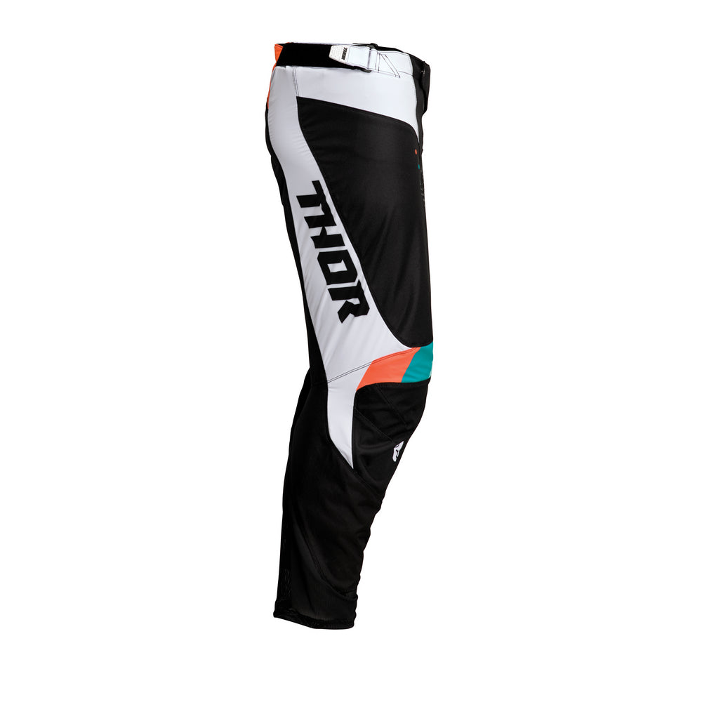 THOR MX PANT S22 PULSE REACT WHITE/BLACK
