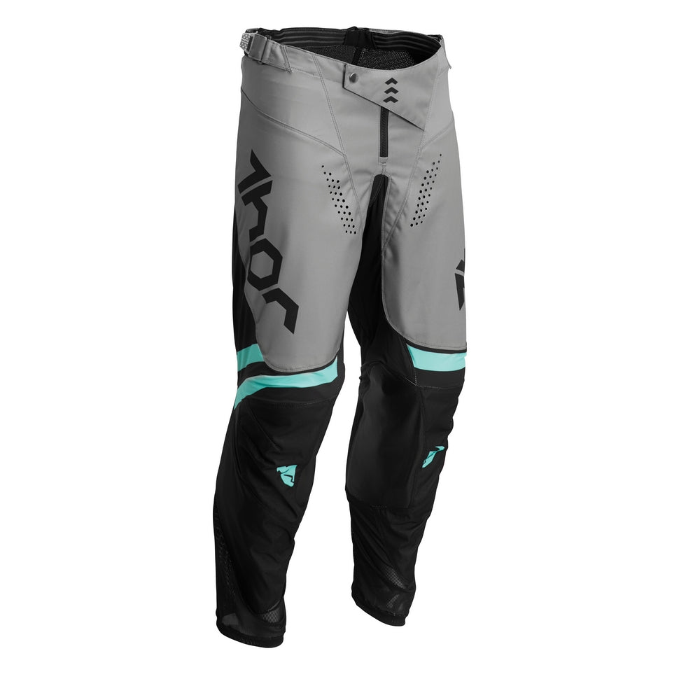 THOR MX PANT S22 PULSE CUBE BLACK/MINT