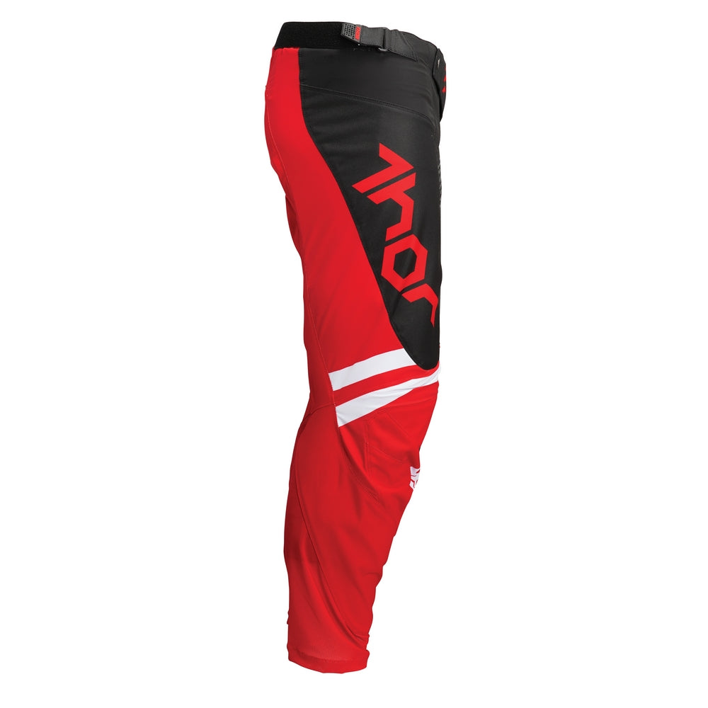 THOR MX PANT S22 PULSE CUBE RED/WHITE SIZE