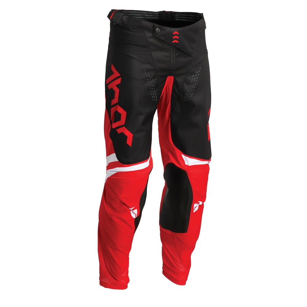 THOR MX PANT S22 PULSE CUBE RED/WHITE SIZE