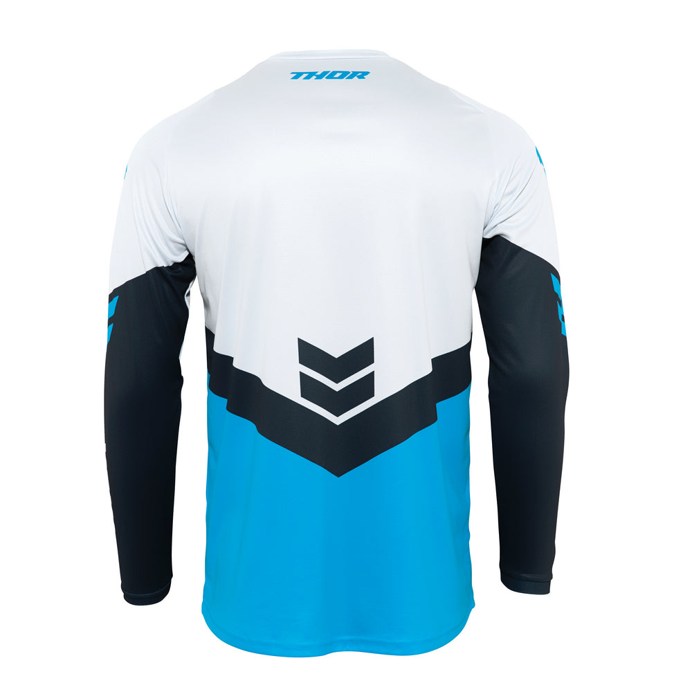 THOR MX JERSEY S22 SECTOR CHEVRON BLUE/MIT