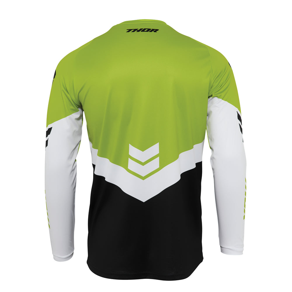 THOR MX JERSEY S22 SECTOR CHEVRON BLACK/GREEN