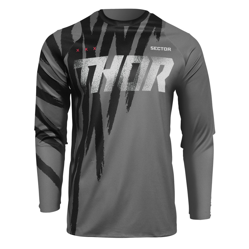 THOR MX JERSEY S22 SECTOR CHEVRON TEAR GREY/B