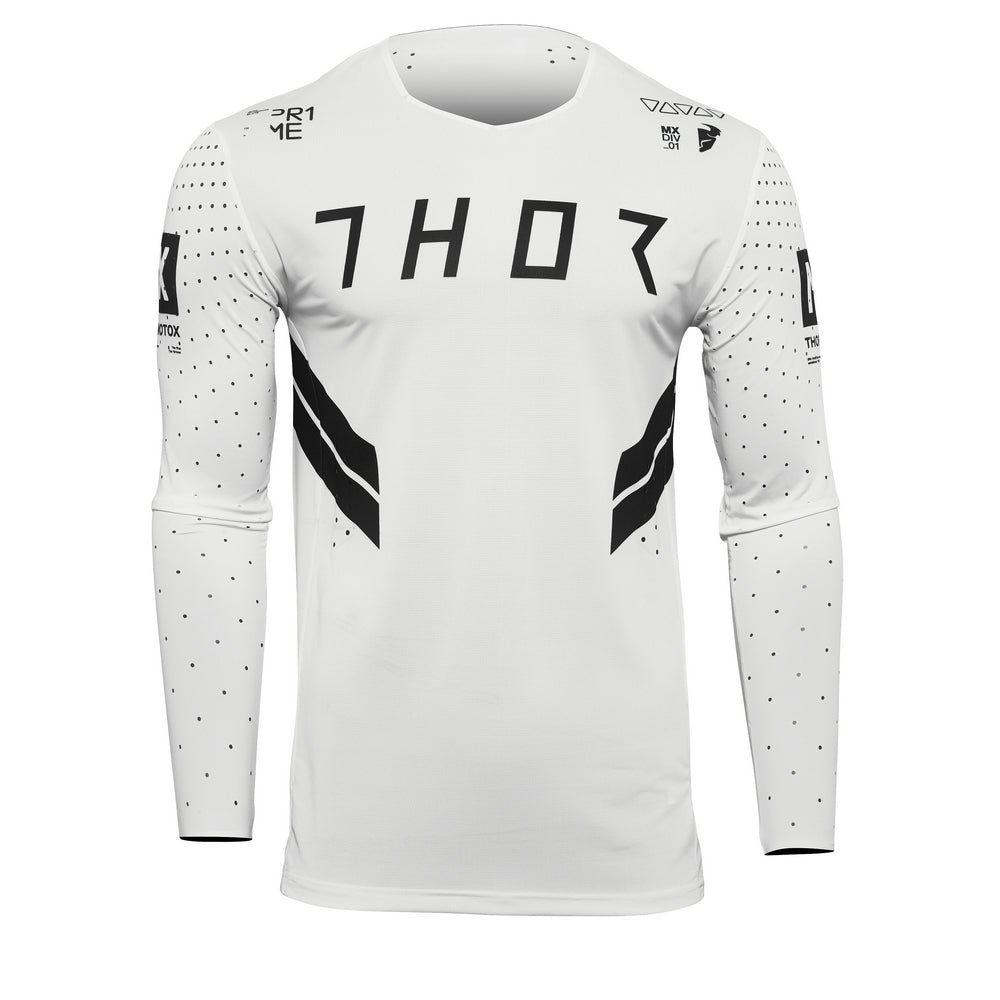 THOR MX JEYSEY S22 PRIME HERO BLACK/WHITE