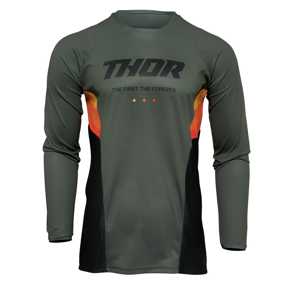 THOR MX JEYSEY S22 PULSE REACT ARMY/BLK