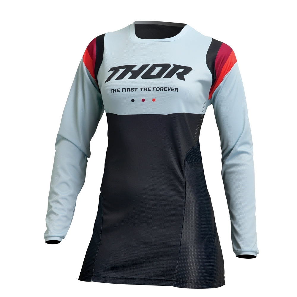 JERSEY S23 THOR MX PULSE WOMEN REV BLACK/MINT