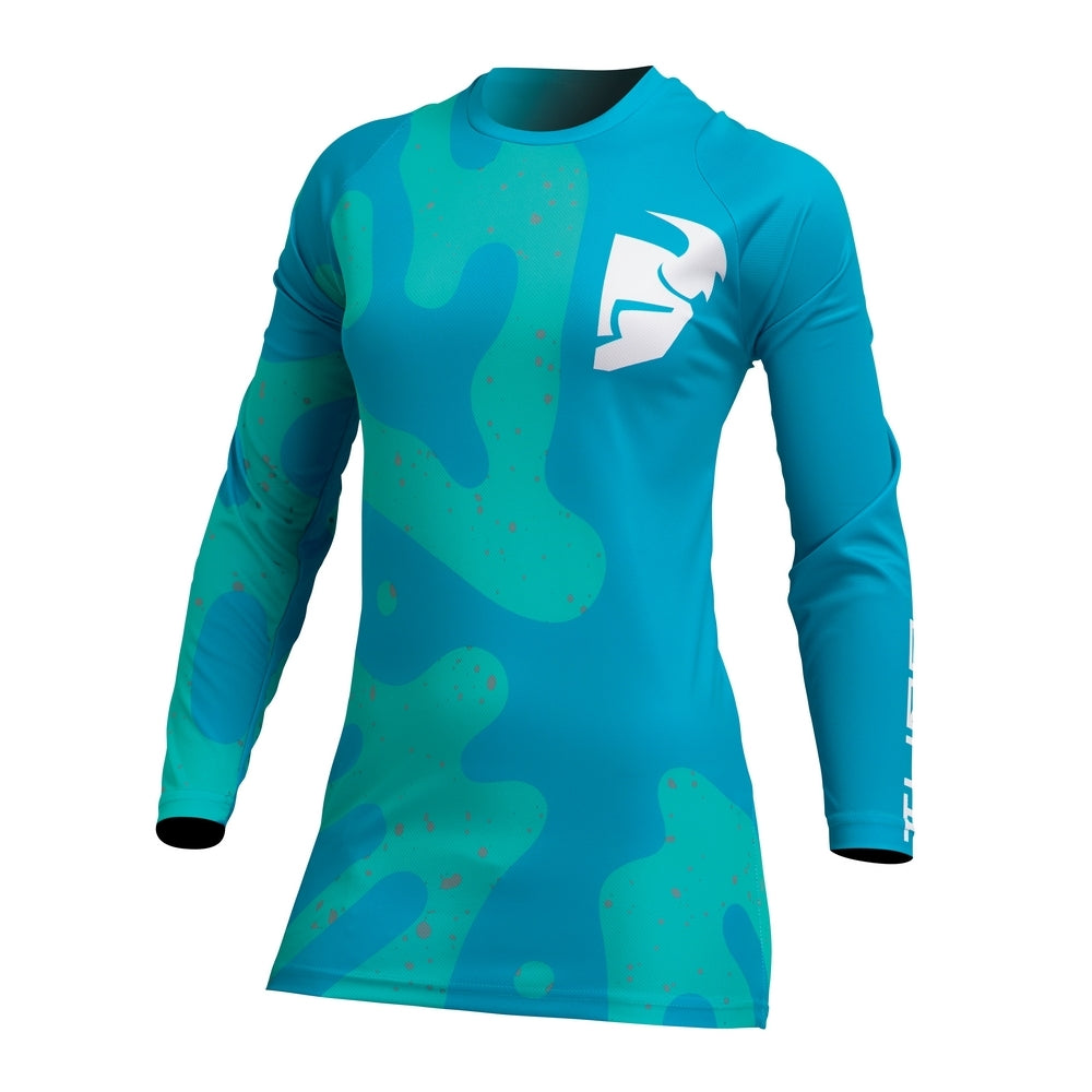 JERSEY S23 THOR MX SECTOR WOMEN DIS TEAL/AQUA