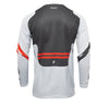 THOR MX JERSEY S22 PULSE YOUTH CUBE GRY/RD/OR