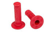 TORC1 HOLE SHOT GRIPS MX WAFFLE SOFT COMPOUND RED INCLUDES GRIP GLUE