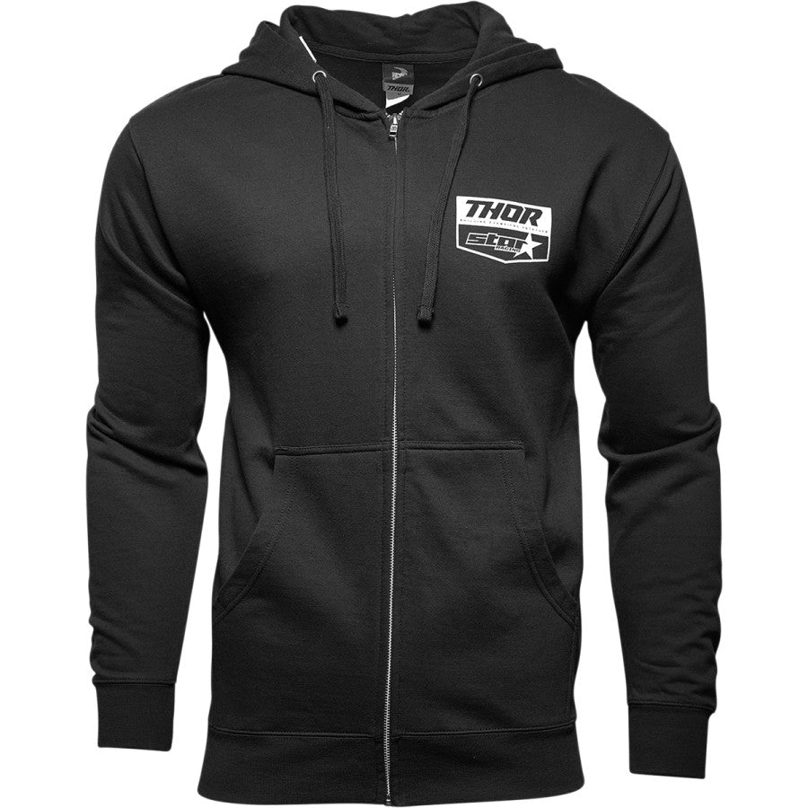 THOR MX HOODY STAR RACING CHEVRON BLACK