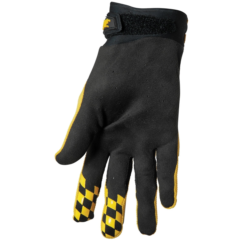 GLOVE S23 THOR MX HALLMAN DIGIT BLACK/YELLOW