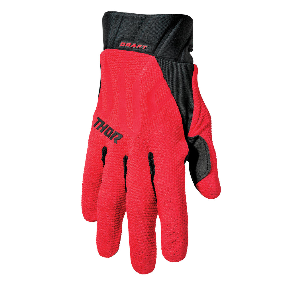 GLOVE THOR S22 DRAFT RED/BLACK