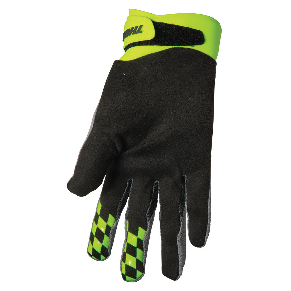 GLOVE THOR S22 DRAFT GREY/ACID