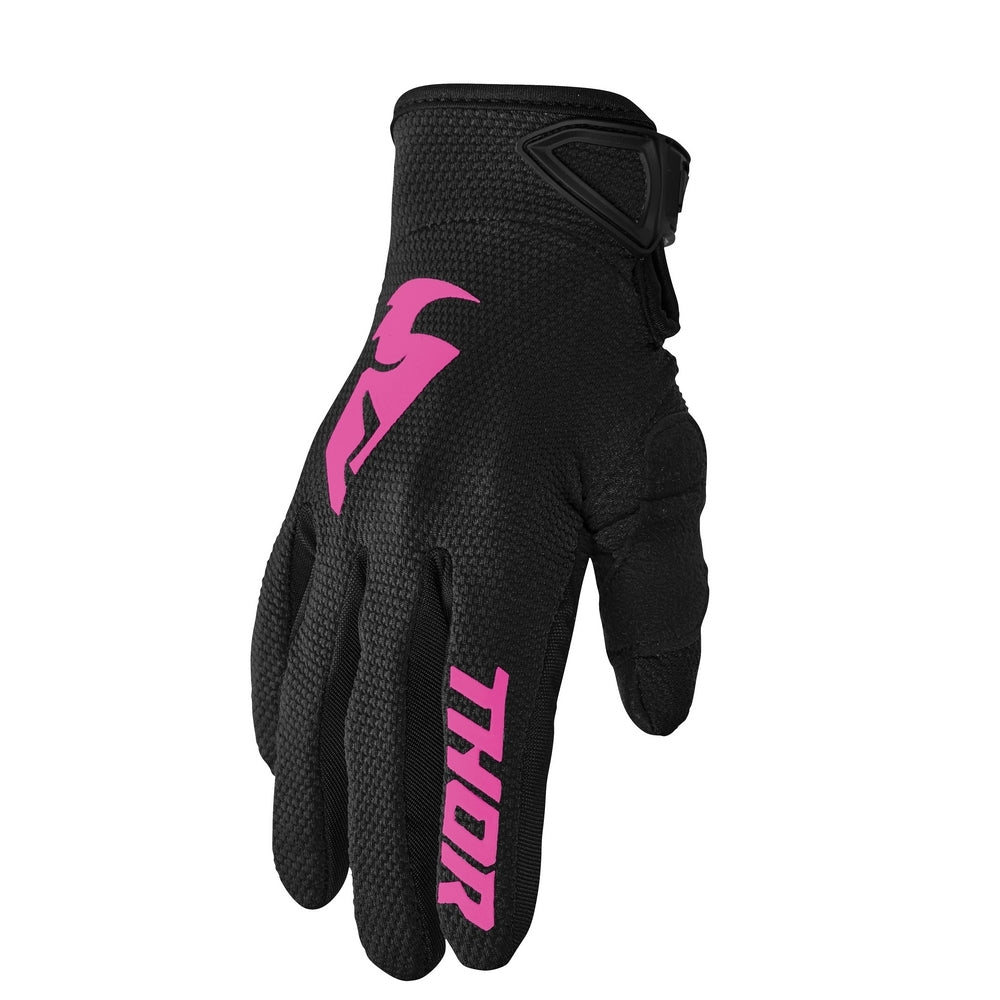 GLOVE S23 THOR MX SECTOR WOMEN BLACK/PINK