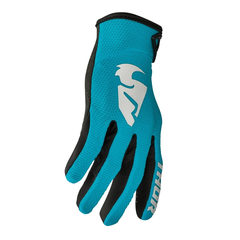 GLOVE S23 THOR MX SECTOR WOMEN AQUA/WHITE