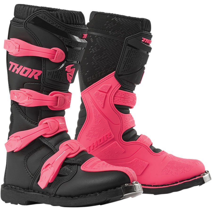 THOR BLITZ XP WOMENS BLACK PINK BOOT
