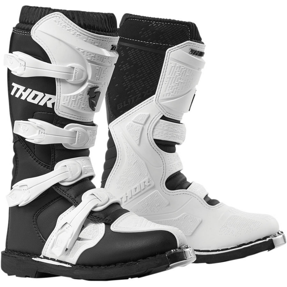 THOR BLITZ XP WOMENS BLACK WHITE BOOT