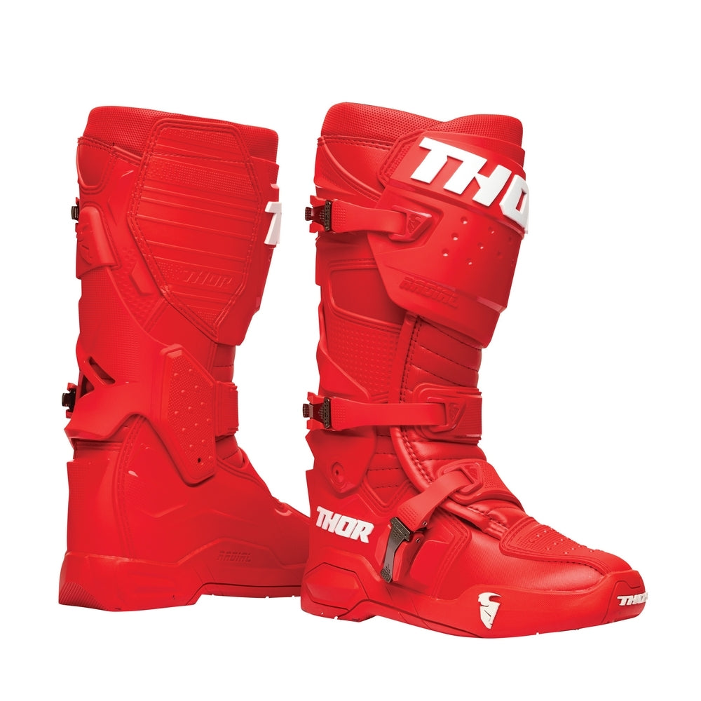 THOR MX RADIAL MENS RED BOOTS