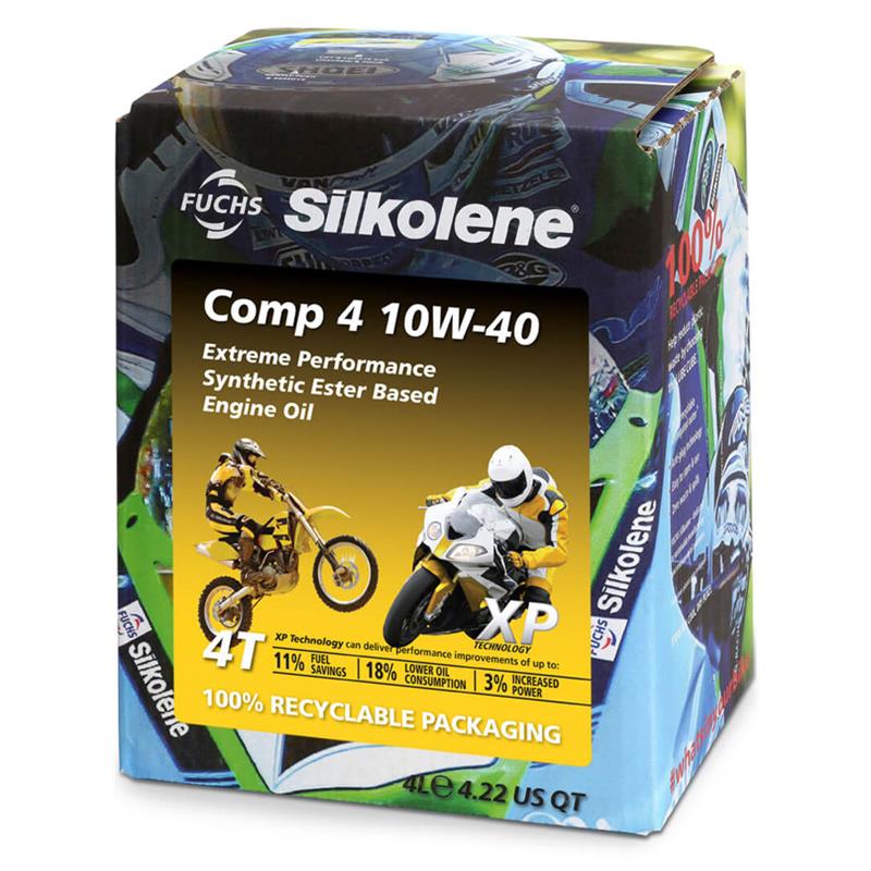 SILKOLENE COMP 4 10W-40 - XP (4L) EXTREME PERFORMANCE SYNTHETIC ESTER BASED ENGINE OIL