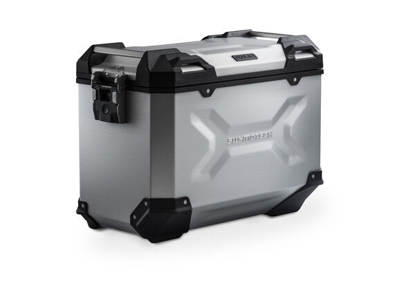 *TRAX ADV L. SIDE CASE LEFT SW MOTECH ALUMINUM 45L SILVER