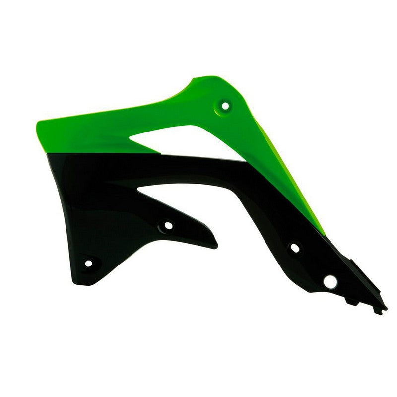 RADIATOR SHROUDS RTECH KX450F 12-15 GREEN BLACK