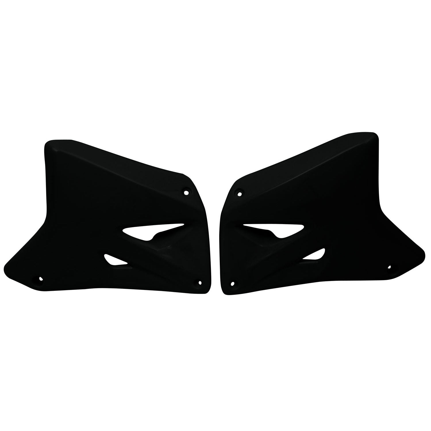 RADIATOR SHROUDS RTECH RM125 RM250 01-12 BLACK