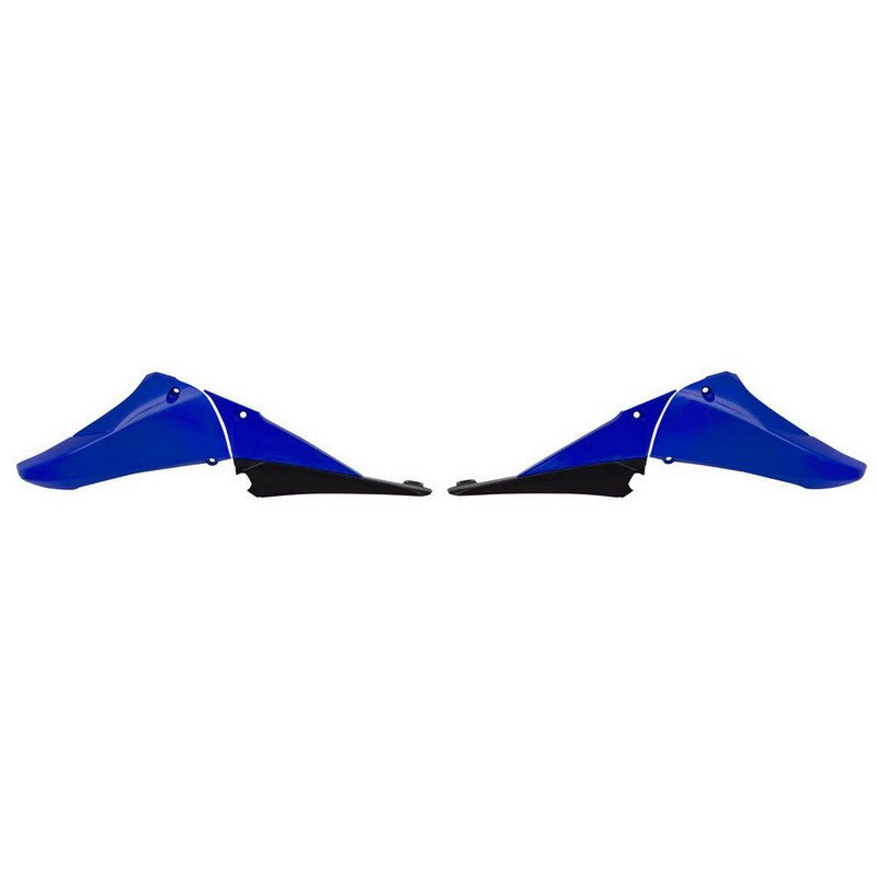RADIATOR SHROUDS UPPER RTECH YZ450F 10-13 BLUE BLACK