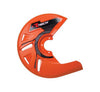 DISC GUARD RTECH SUITABLE FOR STD OR OVERSIZE DISC REQUIRES MOUNTING KIT SOLD SEPARATELY KTM ORANGE