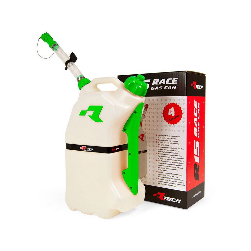 GAS CAN RTECH 15 LITRE TRANSPORTATION CAP INCLUDED.