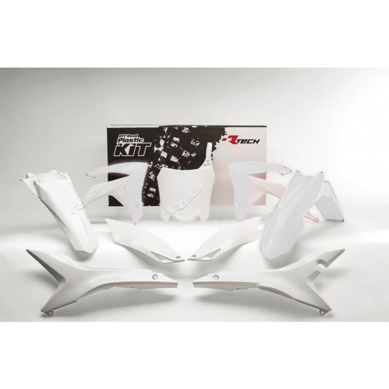 PLASTICS KIT RTECH REVOLUTION HONDA CRF250R 22-23 CRF450R 21-23 WHITE