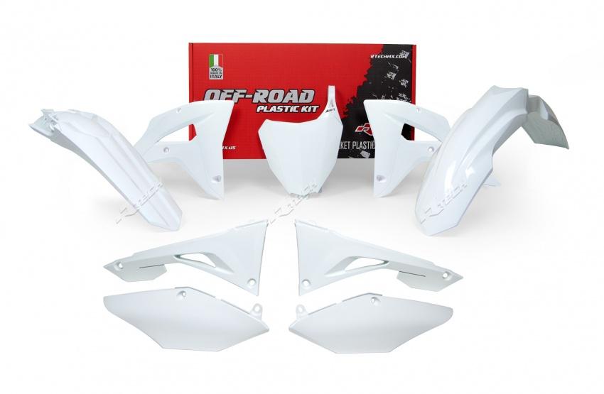 PLASTICS KIT RTECH 6 PIECE INCLUDES AIRBOX COVERS CRF450RX 17-18 WHITE