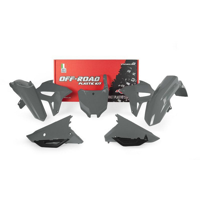PLASTICS KIT RTECH FRONT & REAR FENDER RADIATOR SHROUDS SIDEPANEL FRONT NUMBERPLATE&AIR BOX CRF450R