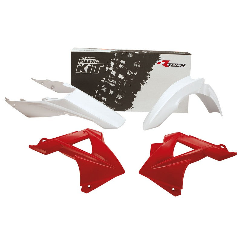 PLASTICS KIT RTECH 3 PCE FRONT FENDER REAR FENDER WITH SIDEPANELS & RADIATOR SHROUD GAS GAS