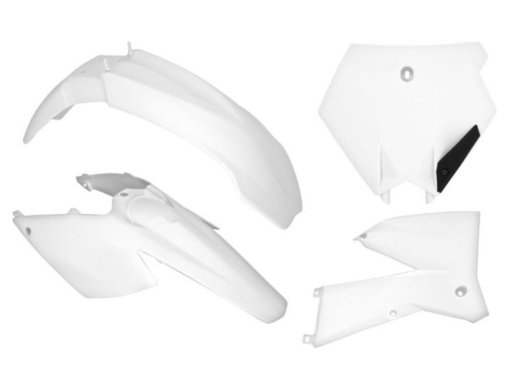 PLASTIC KIT RTECH KTM 125SX 250SX 250SXF 450SXF 525SXF 05-06 WHITE