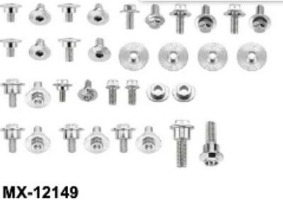 BODY PANEL FASTENER BOLT KIT PSYCHIC HONDA CRF250R 2018 CRF450R 17-20 CRF450RX 17-20 CRF250RX 19-21