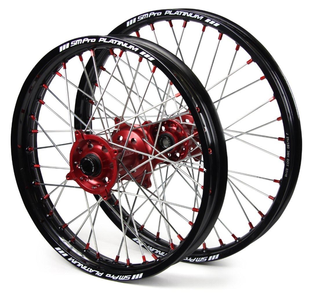 WHEEL SET COMPLETE SM PRO PLATINUM FRONT & REAR HONDA CRF250R CRF250RX 14-20 CRF450R CRF450RX 13-20