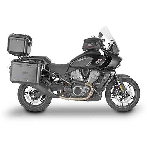 thumbnail image 2 of Mofomotor 2L Crash Bar Hard Shell Tool Bags For Harley-Davidson Pan America 1250 & Special (2021-2022) - Pair, Carbon Look 2 of 6