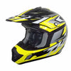 TH-TX12-YB-size - THH TX-12 #20 offroad/dirt helmet in black and yellow is available for both adults and youth