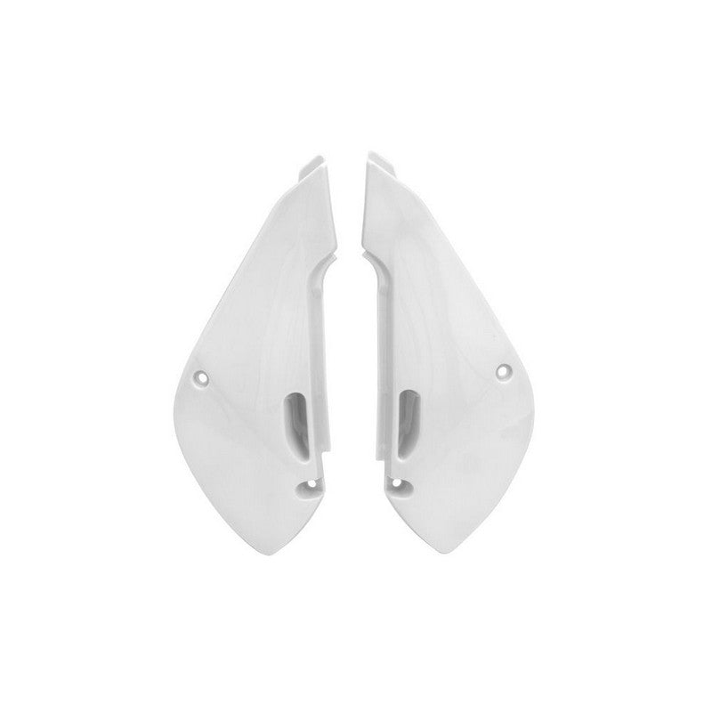 SIDEPANELS RTECH KAWASAKI KX65 01-21 SUZUKI RM65 01-20 KAWASAKI KLX110 SUZUKI DRZ110 02-09 WHITE