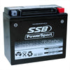 MOTORCYCLE AND POWERSPORTS BATTERY (YTX20L-BS) AGM 12V 18AH 400CCA BY SSB HIGH PERFORMANCE