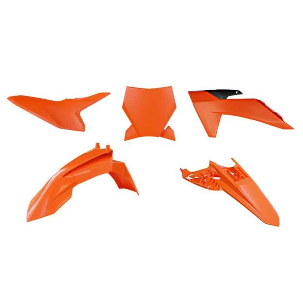 PLASTICS KIT RTECH 6 PIECE ORANGE BLACK KTM 50SX 24-25