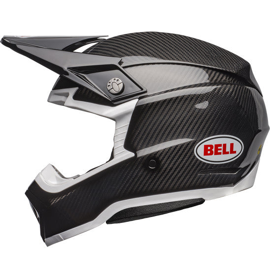 Bell MOTO-10 SPHERICAL Gloss Black/White