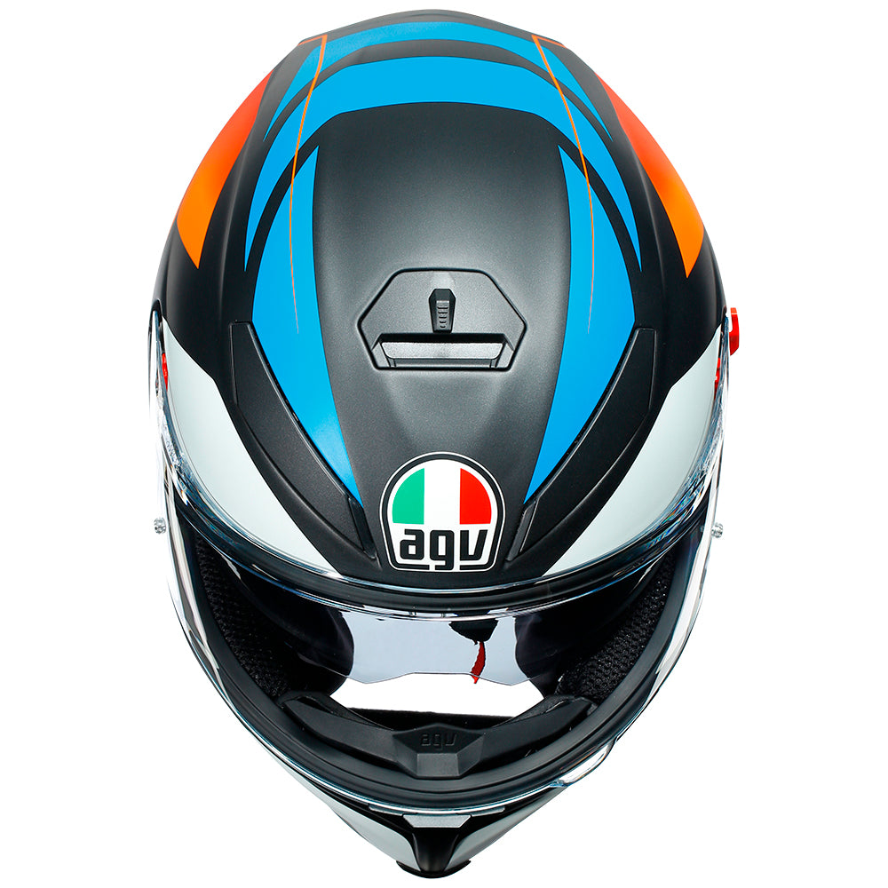 AGV K5 S [CORE BLACK/BLUE/ORANGE]