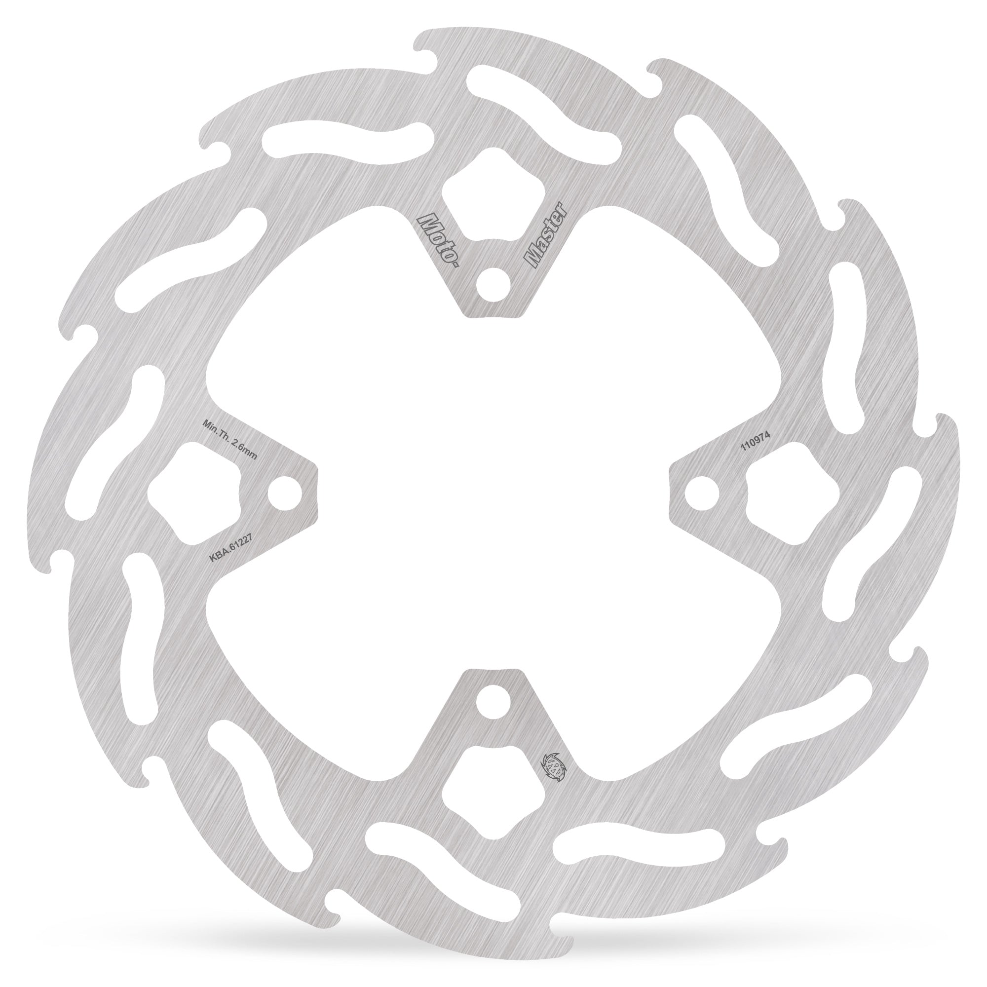 BRAKE DISC REAR MOTO MASTER FLAME 180MM GAS GAS MC65 25-ON HUSQVARNA TC65 25-ON KTM 65SX 25-ON