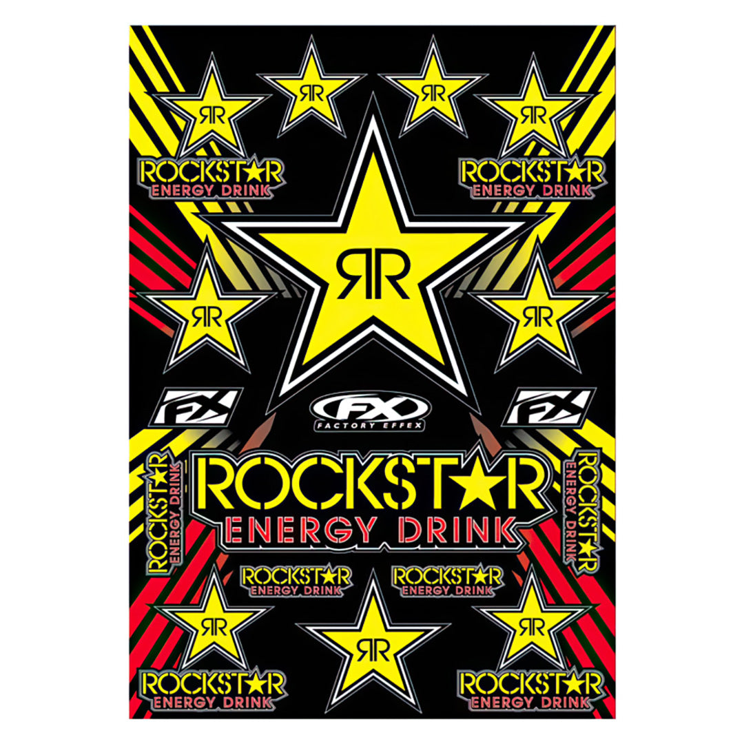 FX15-68702 Factory Effex Rockstar Energy Stickers