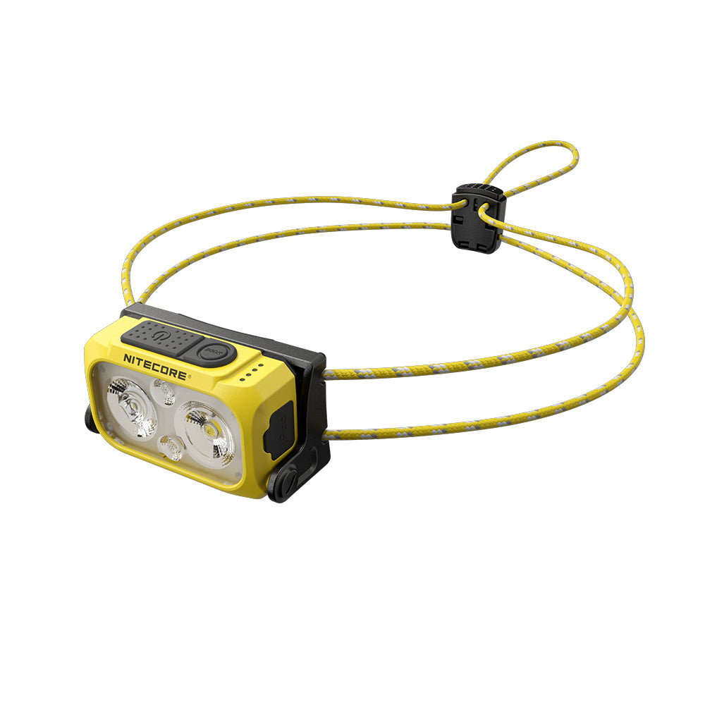 NITECORE 360 LUMEN USB RECHARGEABLE LED HEADLAMP TORCH YELLOW