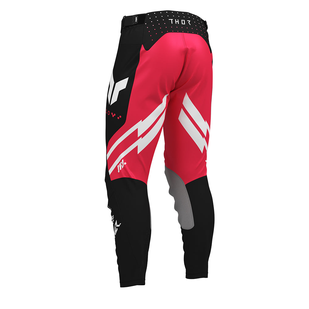 THOR MX PANT LAUNCHMODE FUTURA BLACK/RED