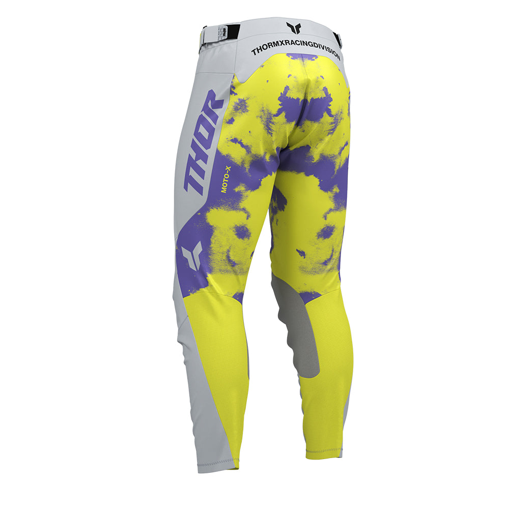 THOR MX PANT LAUNCHMODE FUTURA GRAY/ACID