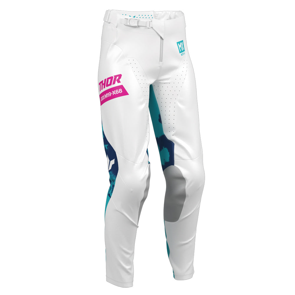 THOR SPORTMODE PANT WOMENS BLEACH WHITE/AQUA