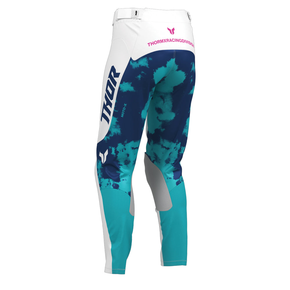 THOR SPORTMODE PANT WOMENS BLEACH WHITE/AQUA